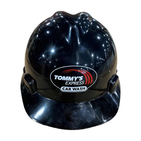 Front view of hard hat